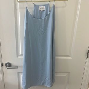 Light blue shift dress
